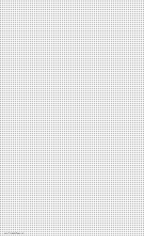 Dot Paper with nine dots per inch spacing on legal-sized paper Paper