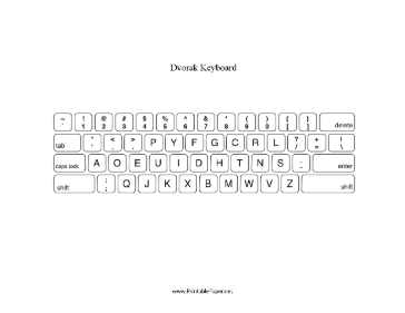 Dvorak Keyboard Paper