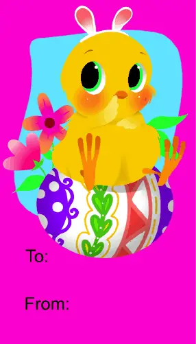 Easter Chick Paper