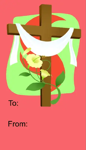 Easter Cross Paper