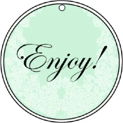 Enjoy Gift Tags Paper