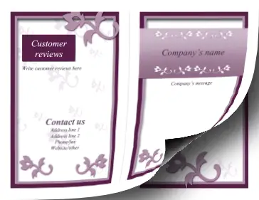 Fancy Brochure-Bifold Paper