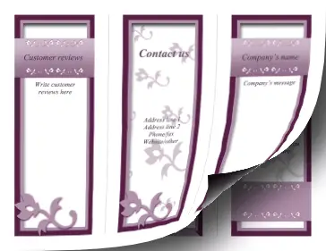 Fancy Brochure-Trifold Paper