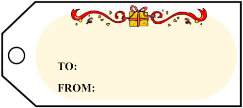 Festive Wrapped Present Paper