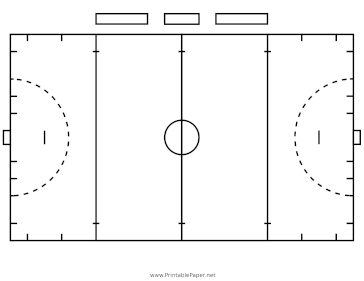 Field Hockey Pitch Dimensions  Drawings  Dimensionscom