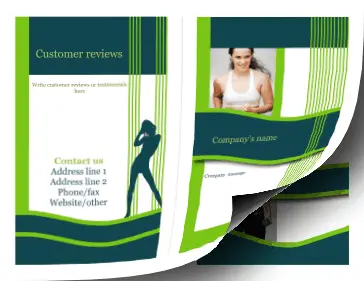 Fitness Brochure-Bifold Paper
