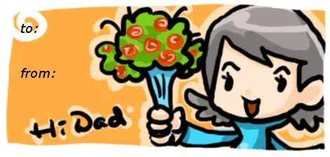 Flowers for Dad Paper