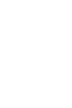 Graph Paper with 1 Line per Inch and Heavy Index Lines on Poster-Sized Paper Paper
