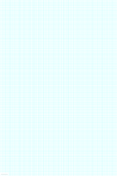Graph Paper with 6 Lines per Inch and Heavy Index Lines on Poster-Sized Paper Paper