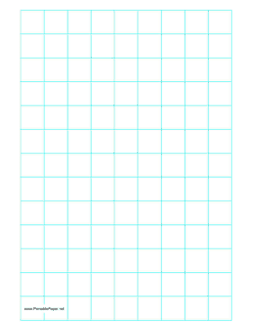 Grid Portrait Letter 2 cm Paper