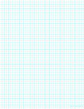 Grid Portrait Letter 5.5mm Paper