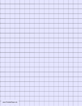 Graph Paper - Light Blue - Half Inch Grid Paper