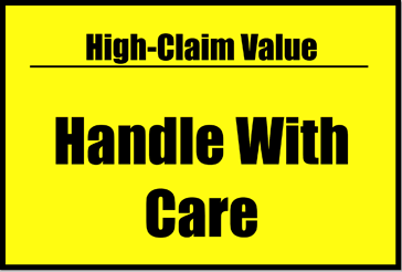 Handle With Care Sign Paper