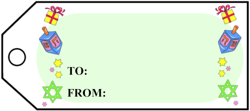 Hanukkah Dreidel Paper