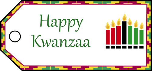 Happy Kwanzaa Gift Tags Paper