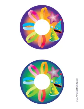 Hats CD-DVD Labels Paper