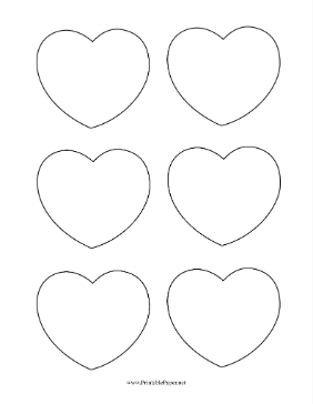 Heart Template Paper