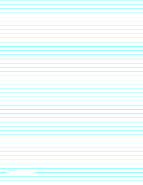 Horizontal Lines Portrait Letter 4 Per Inch Paper