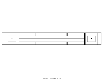 Horseshoes Court Diagram Paper