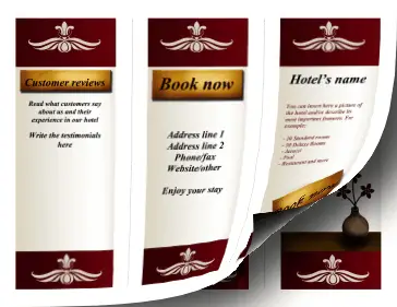 Hotel Brochure-Trifold Paper