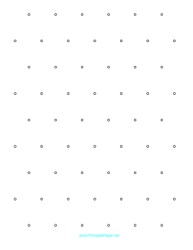 Isometric Circles 3 cm Letter Paper