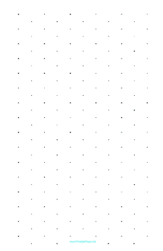 Isometric Dots 1 Inch Ledger Paper