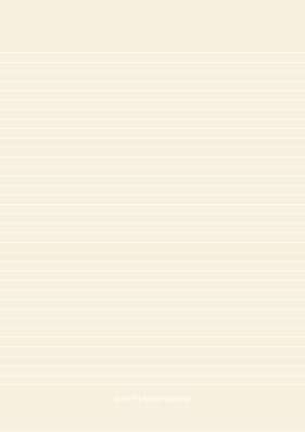 Ivory Lined Paper A4 White Lines Paper