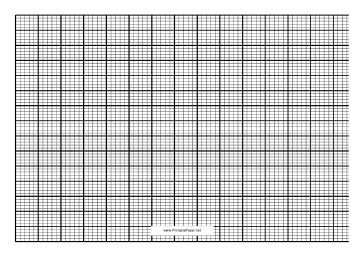 Knitting Graph - A4 - landscape Paper