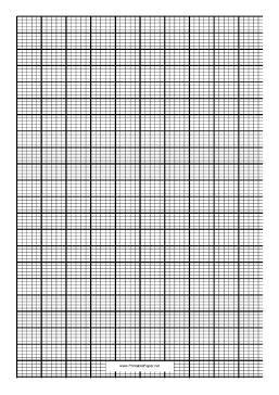 Knitting Graph - A4 - portrait Paper