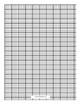 Knitting Graph - portrait Paper