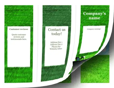 Lawn Brochure-Trifold Paper