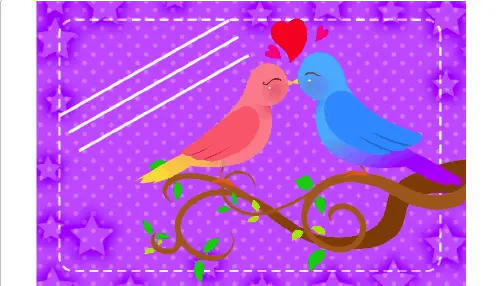 Lovebirds Paper