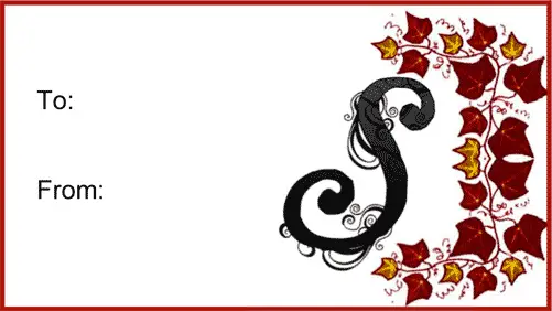 Monogram S Script Paper