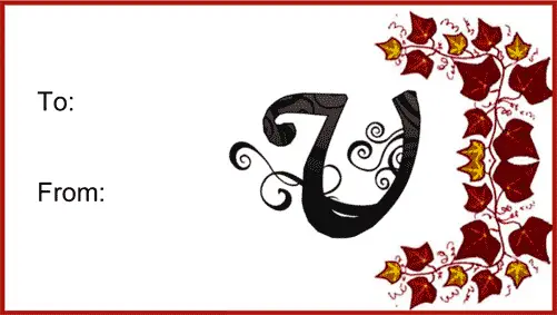 Monogram V Script Paper