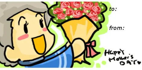 Mothers Day Flowers Paper