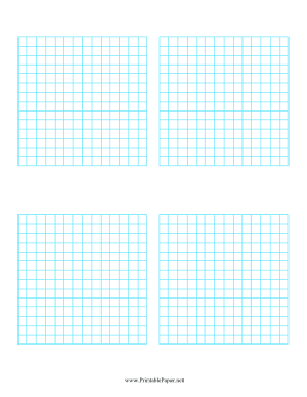 Multiple Graphs 4-per-Page Paper