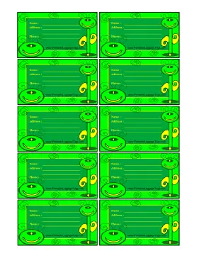 Mutant Luggage Tag Paper