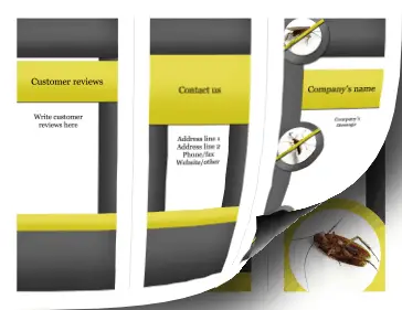 Pest Control Brochure-Trifold Paper