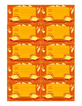 Punk Rock Chicken Luggage Tag Paper