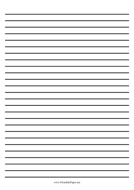 Low Vision Writing Paper - Quarter Inch - A4 Paper