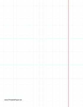 R-L Squared Wide Ruled Notebook Paper