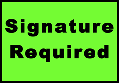 Receiving Labels Paper