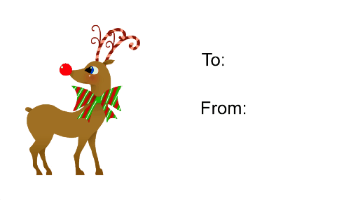 Reindeer (white background) Paper