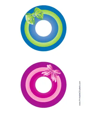 Ribbon CD-DVD Labels Paper