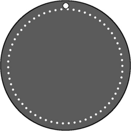 Round Gift Tag Chalkboard Paper