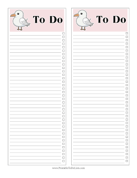 Seagull Pink Paper