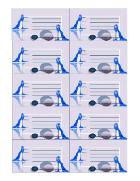 Seals Luggage Tag Paper