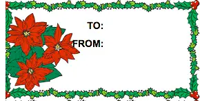 Christmas Poinsettia Paper