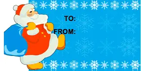 Santa with his Sack Paper