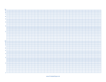 Semilog Paper-30 Divisions by 2 Decades Paper